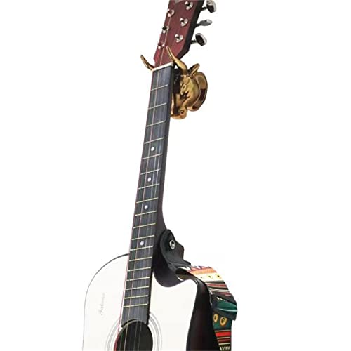 Niktule Support Mural pour Guitare | Guitare d’art Mur tête Taureau d’or | Le présentoir Guitare s’adapte à Toutes Les Tailles pour Guitare électrique Banjo Mandoline ukulélé - Les Beatles, Paul McCartney, John Lennon, RIngo Starr, George Harrison Niktule Support Mural pour Guitare | Guitare d'art Mur tête Taureau d'or | Le présentoir Guitare s'adapte à Toutes Les Tailles pour Guitare électrique Banjo Mandoline ukulélé – Image 3