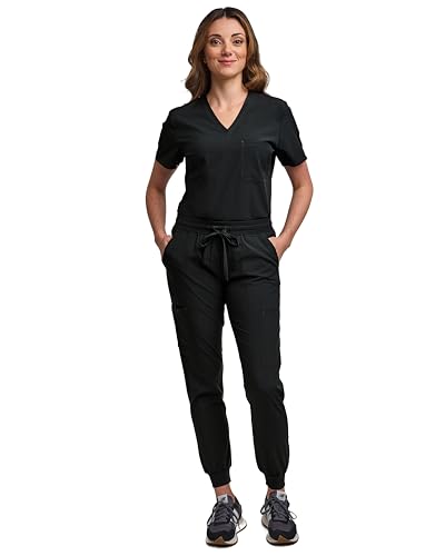 Green Town Scrubs for Women Scrub Set - Jogger Pant ...