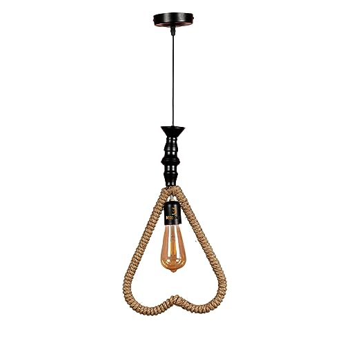 Image of DECOHOME Modern Hanging Ceiling Lamp Lights for Home & Decor | Premium Finish Pendant Light for Living Room, Bedroom & Dining Area | Stylish Indoor Decor Lighting | Chandelier Lights (Heart-Gold)