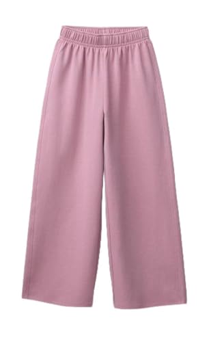 Image of Alan Jones Clothing Girls Wide Leg Palazzo Trousers | Cotton Blend Interlock Fabric | Side Pockets | Adjustable Inner Drawstring | Casual & Everyday Wear Pants