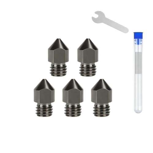 Buse en acier trempé MK8 1mm durable pour filaments abrasifs et impressions 3D fluides