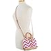 Dooney & Bourke Handbags for Women, Chevron Bitsy Bag Satchel Handbag with Crossbody Strap - Pink