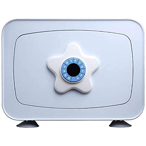 Coffre-fort mini bleu de 25cm à code secret pour protéger les secrets des enfants à la maison