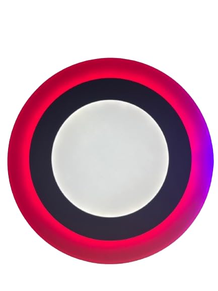 White+Red Edge-Lit Surface Panel Light LED Ceiling Light All Rooms - Image 4