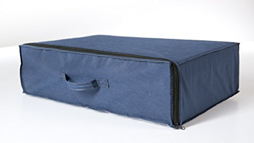 roba Reisebettmatratze - Faltbare Baby Matratze für Reisebett 60 x 120 cm - Faltbare Klappmatratze für Kinderreisebetten - Abnehmbarer Bezug in Blau - Inklusive Tragetasche