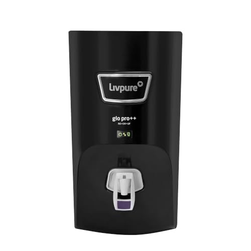 Livpure GLO PRO++ RO+UV+UF | Water Purifier for Home - 7 L Storag...