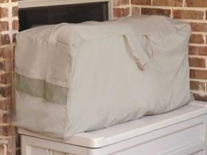 Covermates Cushion Storage Bag - Weather Resistant Polyester, Weather Resistant, Water Resistant Zipper, Cover Accessories, 48Wx 16D x 22H, Khaki