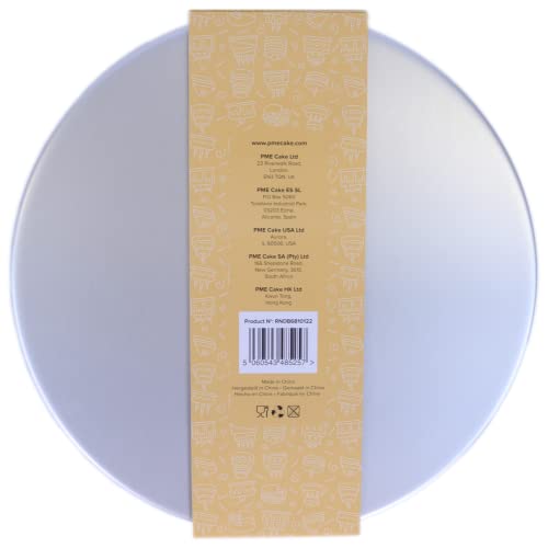 PME Round Cake Pans 6, 8, 10, 12-Inch x 2-Inch Deep, Set of 4,RNDB6810122, Silver, 6, 8, 10 and 12-inch - Image 3