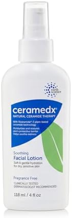 Ceramedx Soothing Ceramide Facial Lotion, Fragrance Free, 4 oz
