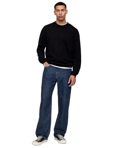 Gap Men’s Relaxed Fit Mid Rise Heavily Washed Denim Jeans