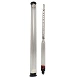 UPROMAX Hydrometer Alcohol 0-200 Proof and Tralle , Alcohol Proof Tester Liquor/Moonshine/Proofing Distilled/Spirits/Distilled Meter Distilling Spirit hydrometer Lab hydrometers alcohol level
