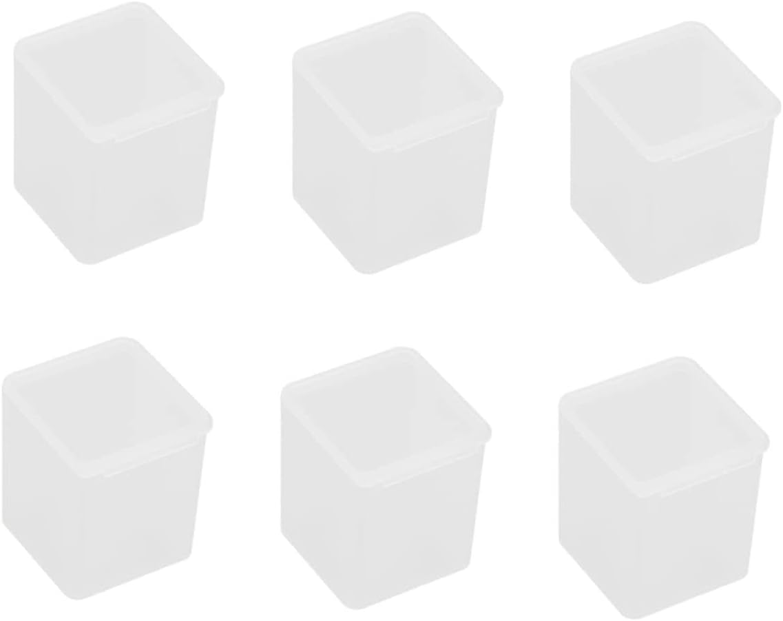 15pcs Multipurpose Plastic Storage Boxes Lid Square Container for Beads Jewelry and Craft Items Compact Design for Easy Organization