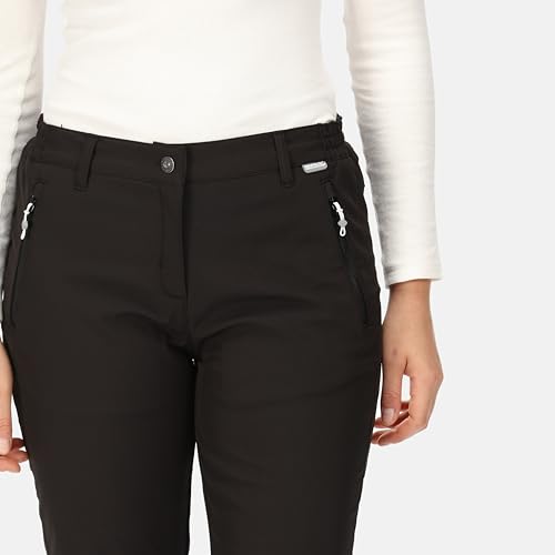 Regatta Women's Geo II Softshell Walking Trousers Black - Image 5