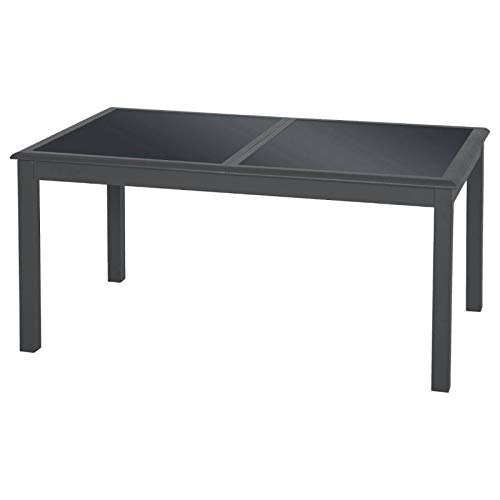 Hespéride Table Extensible Verre Azua 10 Personnes Graphite