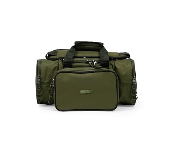 Korum Progress Compact Carryall 25L | Coarse Fishing Carryall | Fits Blox Boxes | Water Resistant 600D Material | SBS Zippers | Easy Grab Pullers | Adjustable Padded Shoulder Strap | Code K0290126