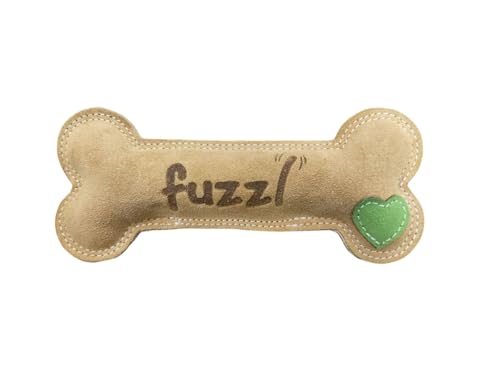 Fuzzl Large Leather Bone Dog Toy Natural and Tough Dog Toys - Long Lasting Chew Toys for Aggressive Chewers - Strong Dog Toy for Dogs and Puppy by Fuzzl - Used condition - US$8.99