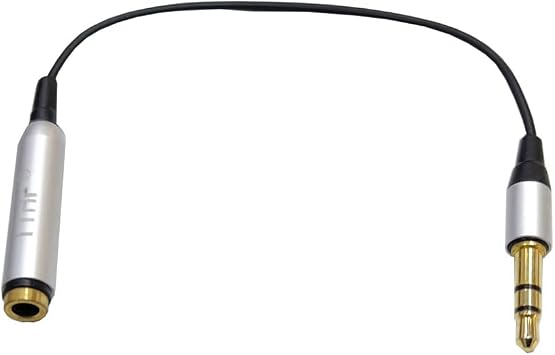 3,5mm stereo to 3,5mm stereo di i erkek  evirici aux uzatma 15cm