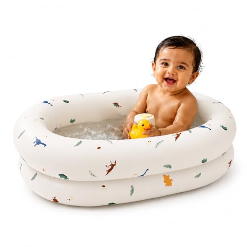 Image of Tarkan Inflatable Baby Bath Tub with Built-in Air Pump for 6-24 Months