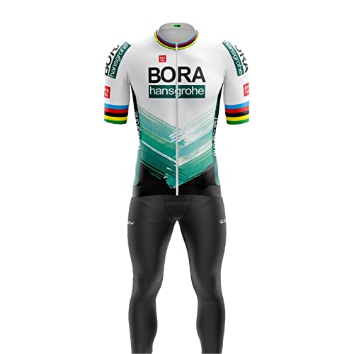 Conjunto de Camisa de Ciclismo Masculino MTB Roupas de Ciclismo 3D Acolchoado Ciclismo Calças (Bora