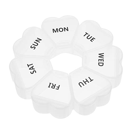 PLAFOPE 用ピルオーガナイザー 旅行用 ポータブル ウィークリーケースチック 軽量 持ち運び簡単 短期旅行や出張に