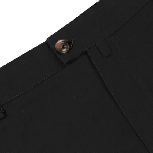 Mens Dress Pants Slim Fit Skinny Tapered Suit Pants Casual Stretch Business Trousers4