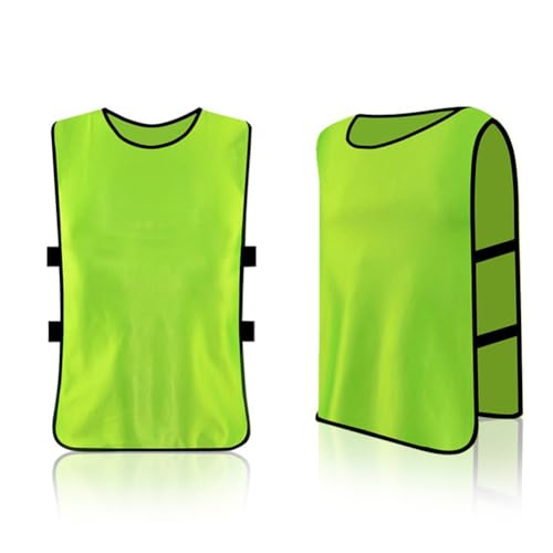 Adult Sports Training Vest, Breathable Polyester Mesh Jersey for Basketball, Soccer, Football, Rugby, Loose Fit, Fast Drying, Unisex, 13 Colors（4）