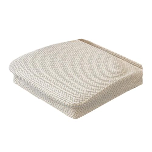 ASHLUYAK Fundas de asiento para sillas de comedor, monocolor, desmontables, lavables, elásticas, para el hogar, universales, resistentes