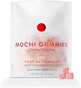 ISSEI Mochi Gummies Chewy Candies (1.76 Ounce, WATERMELON)