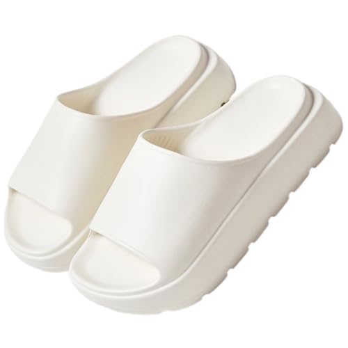 Women's Cloud Pillow Slides Thick Sole Open-Toe Sandals Non-Slip Slippers for Indoor & Outdoor