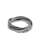 Spirit & Truth Stainless Steel Triple Band Serenity Prayer Ring (6)