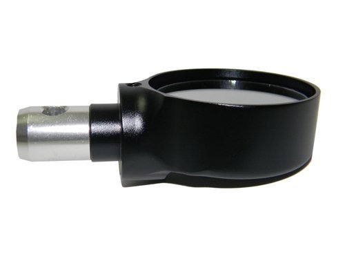 VMS Racing Black Anodized Smooth Billet Motorcycle Bike Concealed Bar End Mirror Kit (Pack of 2)