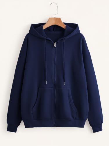 Image of Tagas Unisex Full Zip Hoodie for Men & Women | Cotton Blend Hooded Sweatshirt | Regular Fit Zip-Up Jacket | Kangaroo Pocket | Winter Casual Hoodie | S-XXL