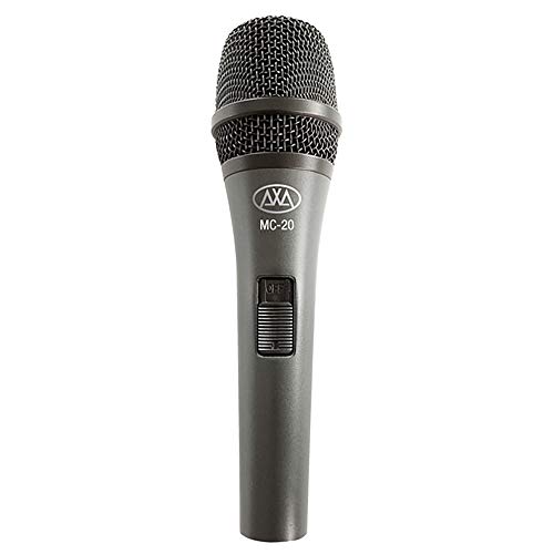 Axcessables Dynamic Wired Handheld Microphone With 10Ft Mic Cable, On/Off Switch, And A Carry Pouch | Dynamic Singing Microphone | Dj Mic| Mic For Singers |Axcessables Mc-20 #TOP1