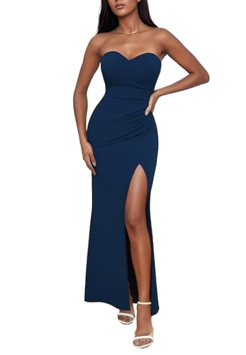 TDiooCor Women's Formal Dresses Sweetheart Neckline Club Party Maxi Dress