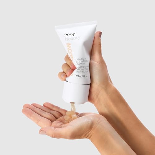 goop Beauty The Face Mini | 4 fl oz of Jelly Cleanser | 1.7 fl oz of Microderm Exfoliator | 1 fl oz of Peptide Serum | 1.7 fl oz of Face Cream | Simple Skin Care Routine - Image 4