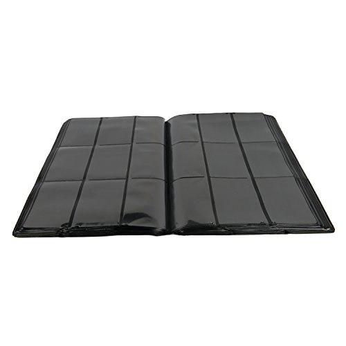 Monster 9 Pocket Matte White Trading Card Tcg Mega Binder W 40 Pages- Twice As Large- Hard Cover Album Holds 720 Cards- Anti-Theft Side Loading Pockets- Best Storage Case Mtg Magic #TOP2