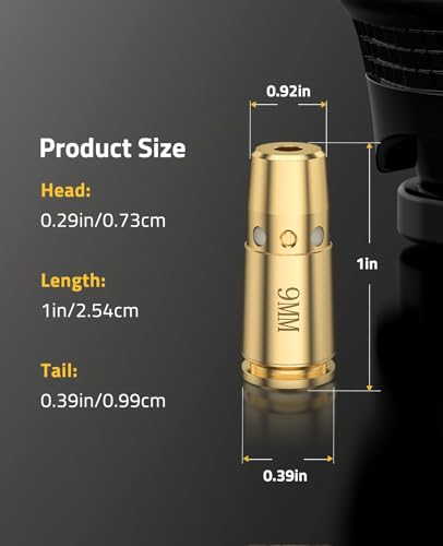 Image of CVLIFE Bore Sight Laser 223 5.56mm /9mm /.243.308 /12Gauge /7.62x39mm /.45acp Red Laser Bore Sighter with Batteries