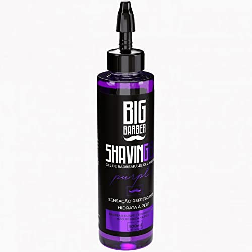 Shaving Gel Barbear Bisnaga Big Barber Purple 300ml Profissional