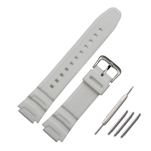 [ȓX] XgbvYX|[chXgbvvANZT[sobNJVI AE-1200WH 1300WH W-216H F-108WH SGW500 oh(White silver buckle)