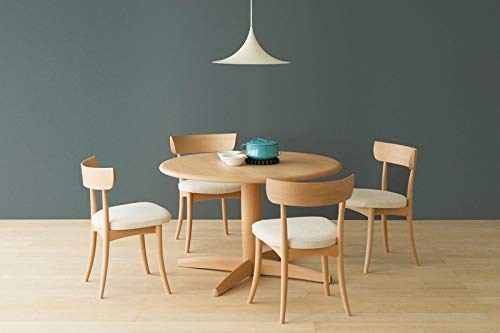 Amazon｜飛騨産業 ダイニングチェア NY 49.5X50.5X72.5cm CRESCENT