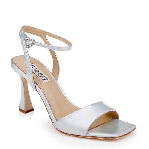Image of Badgley Mischka Women's Cady Sandals With Heart-shaped Buckle