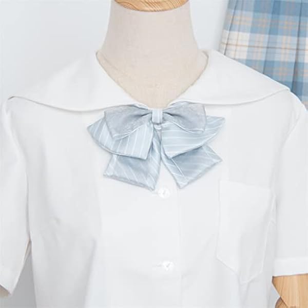 HZH Vlinderdas, vlinderdas, overhemdkraag, bloemhalsaccessoires, dames all-match kleine voorwerpen (kleur: A, maat: ongeveer 10 * 14,5 cm)