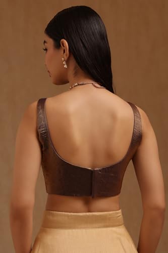 Image of Soch Women's Glass Tissue Sleeveless Blouse