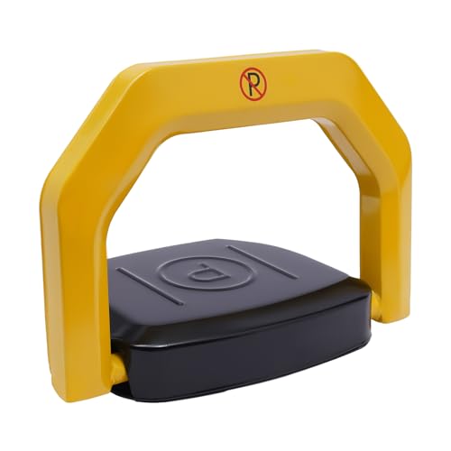 Remote Control Parking Barrier Bollard – Auto-Alarm Security Post For Driveways & Carports