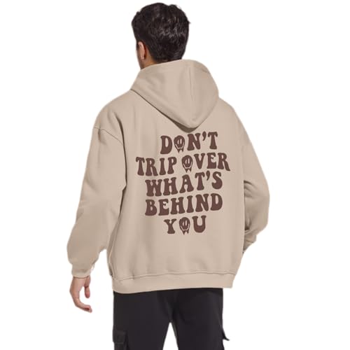 Mens Graphic Hoodies Inspirational Letter Slogan Fleece Pullover Skull Culture Hoodie Casual Hooded with Pocket4