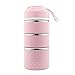 BESTOMZ Termos Scatola Ciotole isolato e termico per pranzo con 3 strati da picnic 1400ml in Rosa