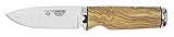 Cudeman Survival Messer polierter Olivenholz mit schwarzem Liner, Klingenlänge:  10, CUDM-1401
