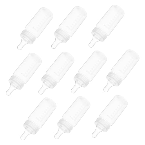 10個新生児用使い捨て哺乳瓶 軽量耐久製 衛生的単使用 授乳用 携帯