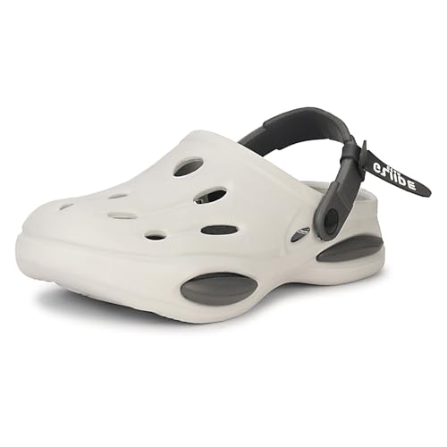 Image of Kraasa Glide Gear Men's Eva Casual Clogs for Everyday use | Sandals with Adjustable Back Strap | Lightweight, Comfortable | Stylish and Waterproof Mules