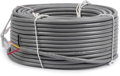 2meter 6 Core Round Cable Wire GREY 7/.0060 (7/38) 1 Meter